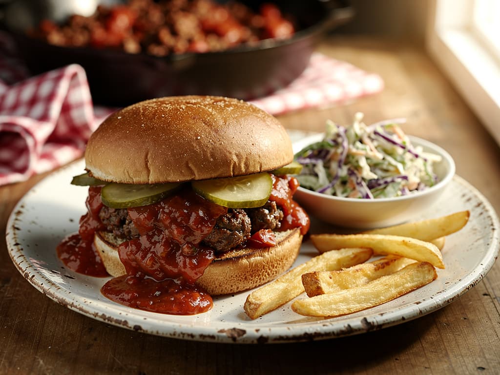 amerikaanse sloppy joes met gehakt
