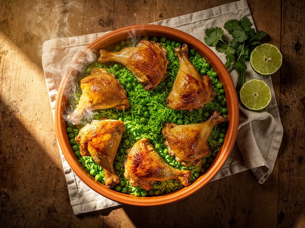 arroz con pollo peruaanse rijst met kip
