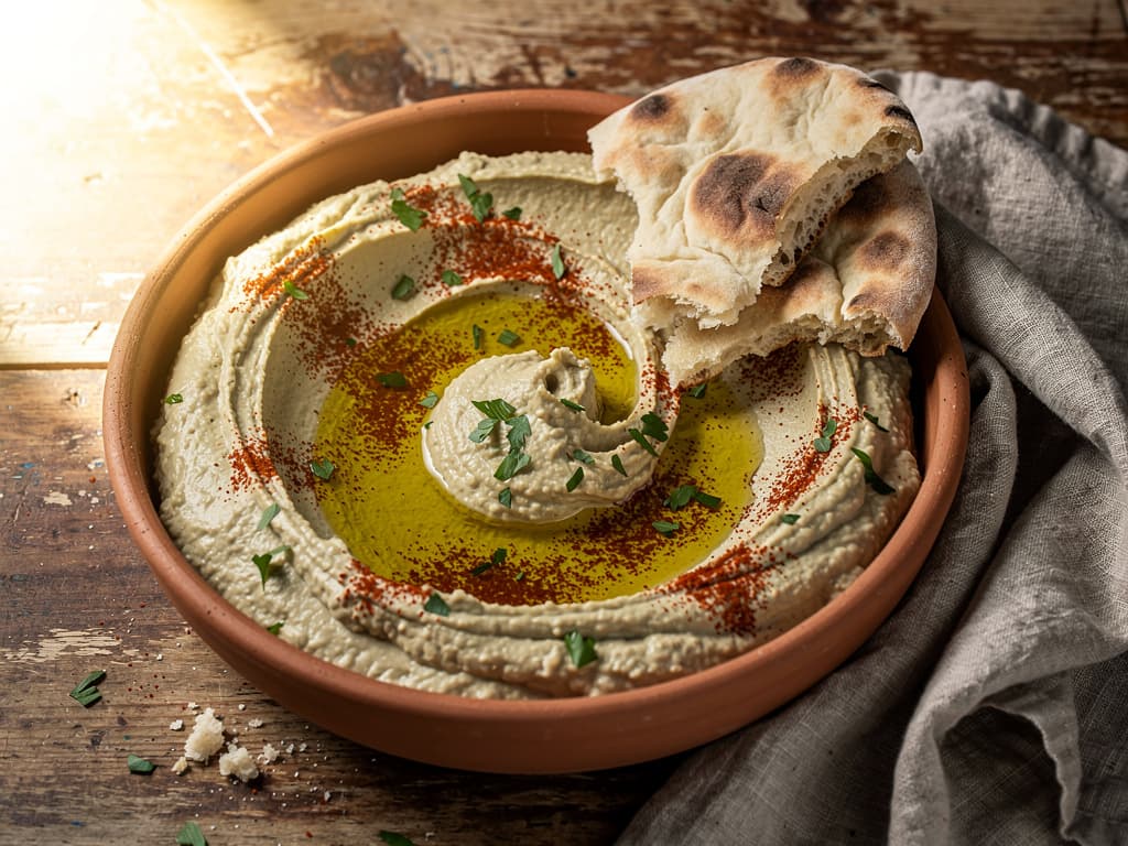 baba ganoush geroosterde aubergine dip