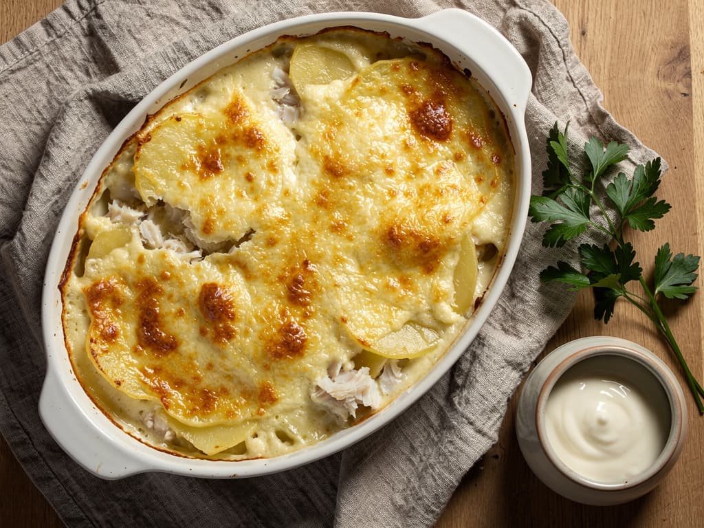 bacalhau com natas ovenschotel kabeljauw room
