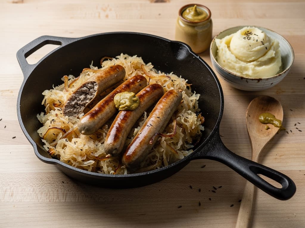 bratwurst sauerkraut