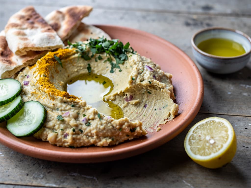 buticha ethiopische kikkererwten dip