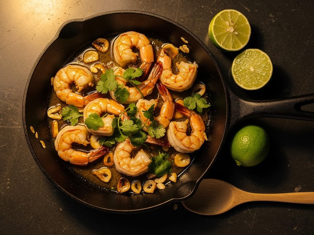 camarones al mojo de ajo garnalen knoflookboter