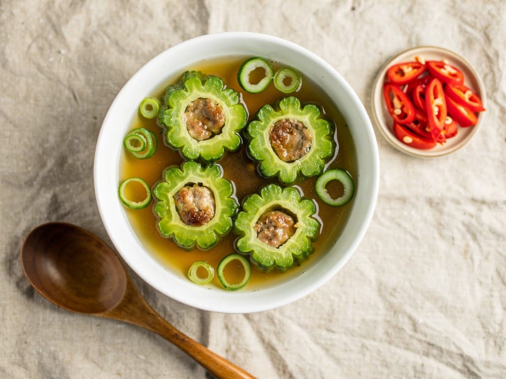 canh kho qua bittermeloensoep