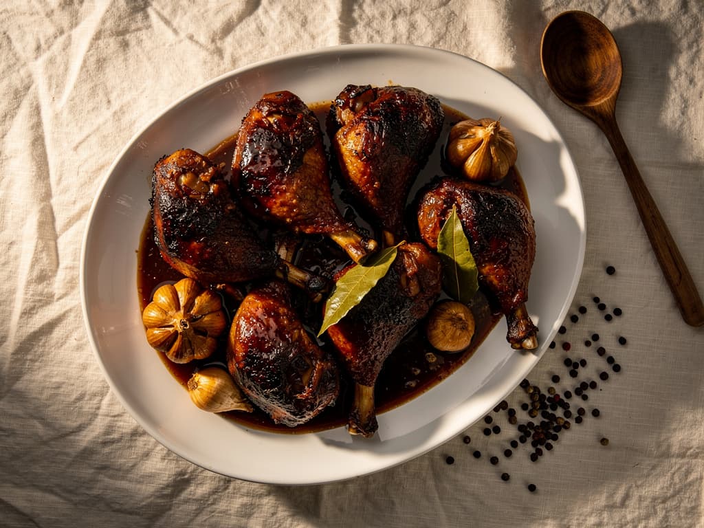 chicken adobo filipijns gestoofde kip