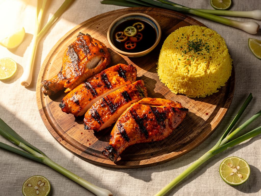 chicken inasal gegrilde kip met annatto