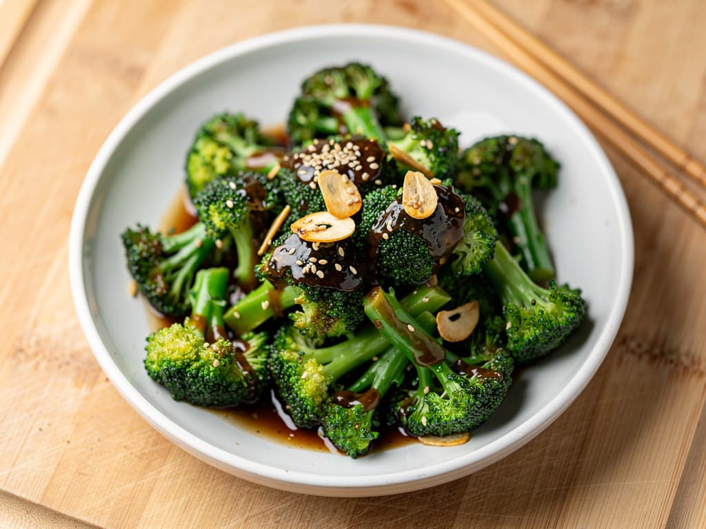 Chinese broccoli met knoflook en oestersaus
