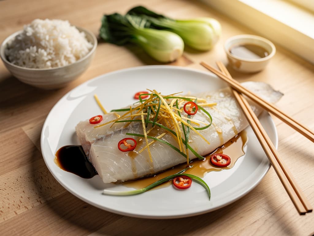 chinese gestoomde visfilet