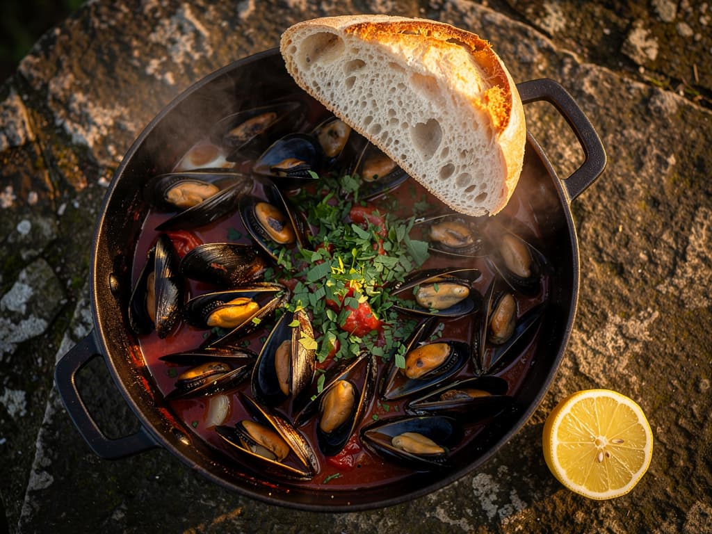 cozze alla marinara