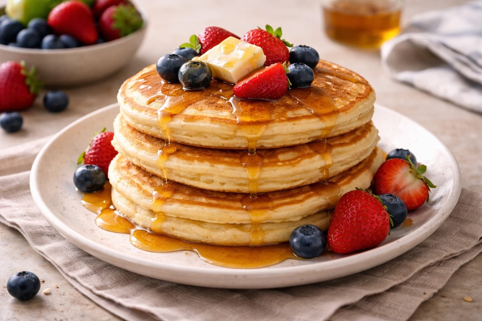 Fluffy Amerikaanse Pancakes