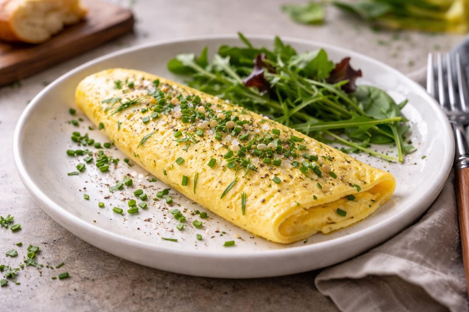 Franse Omelet Met Kruiden