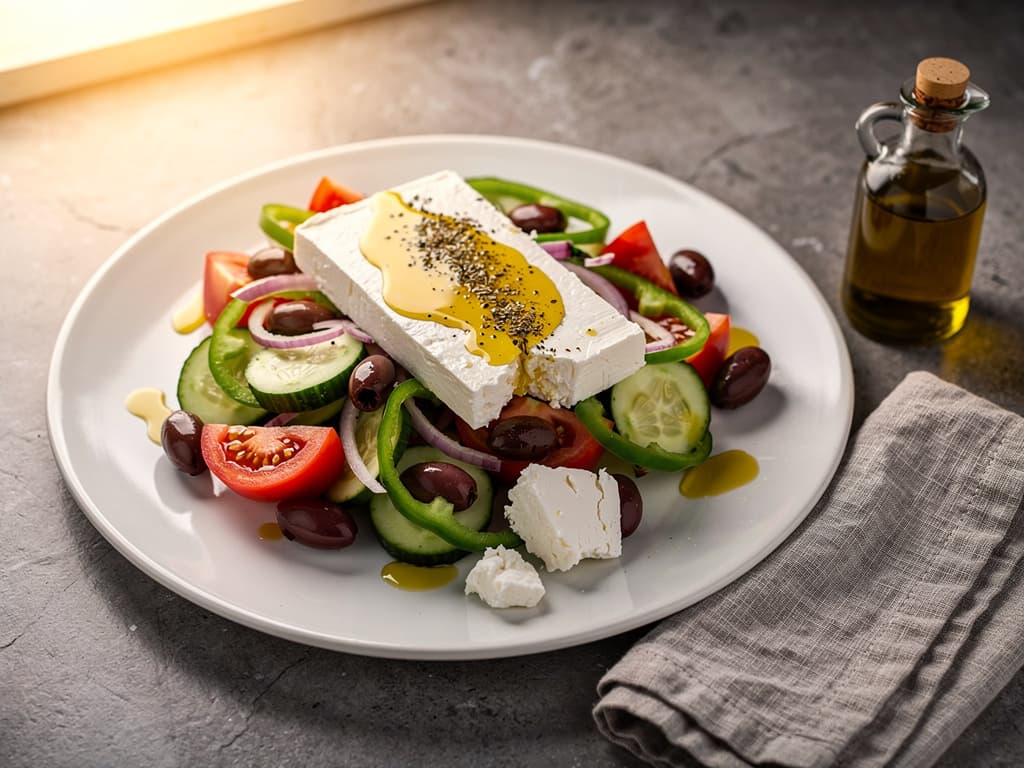 horiatiki griekse salade
