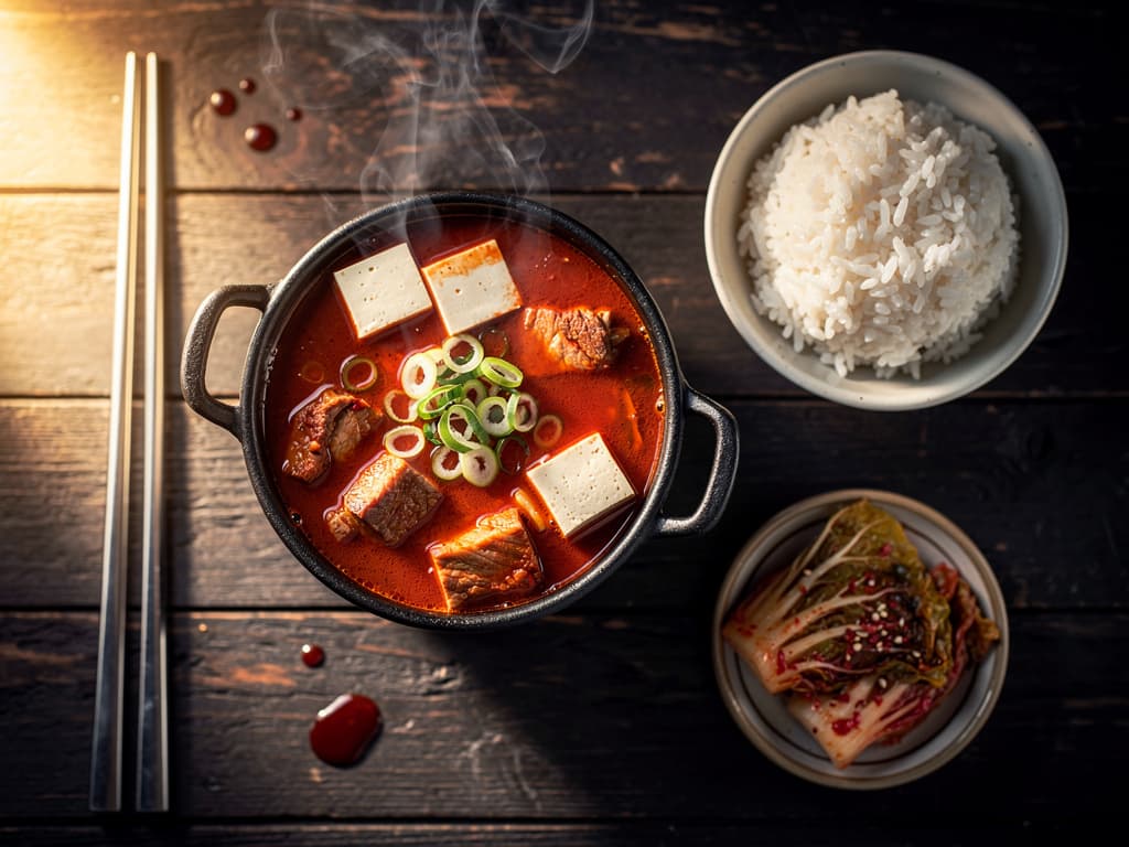 kimchi jjigae koreaanse kimchistoof
