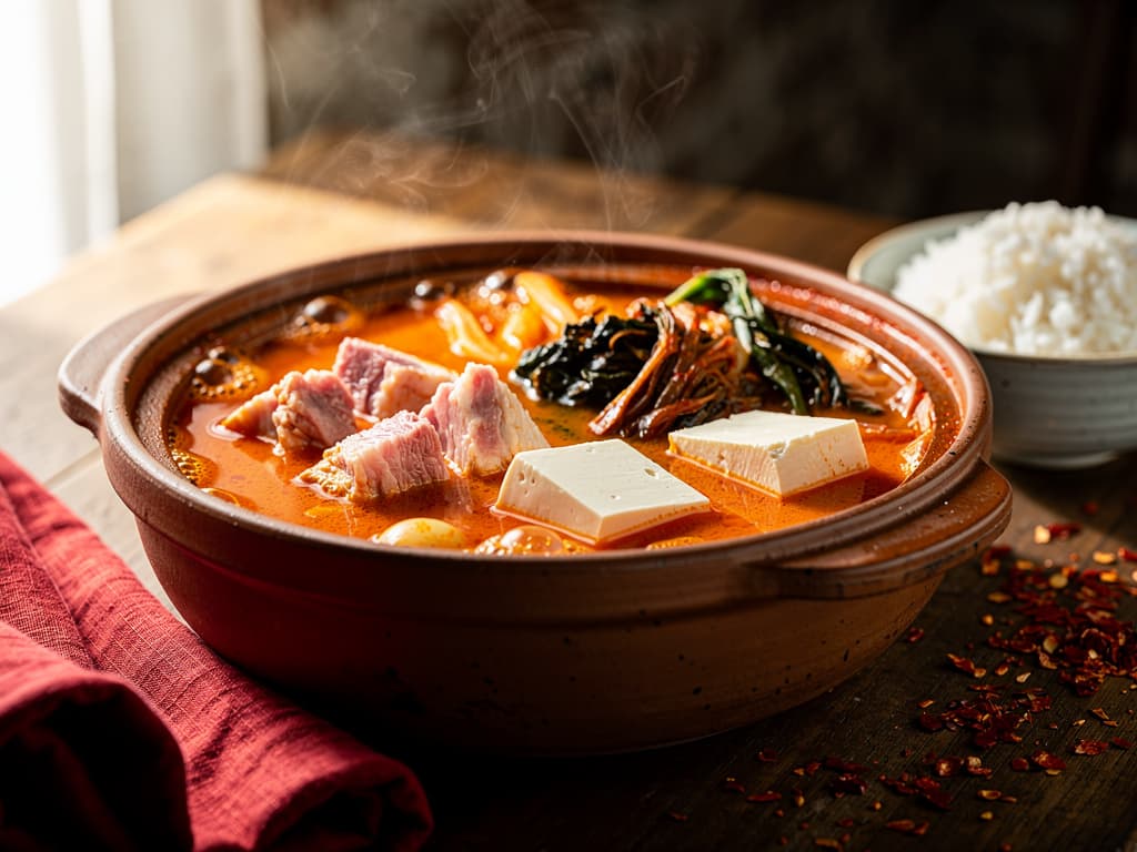 kimchi jjigae koreaanse kimchistoofpot