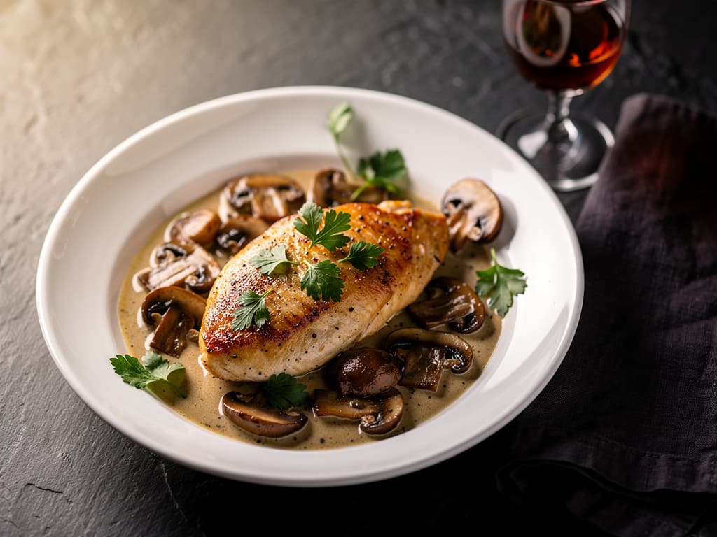 kip marsala met champignons date night