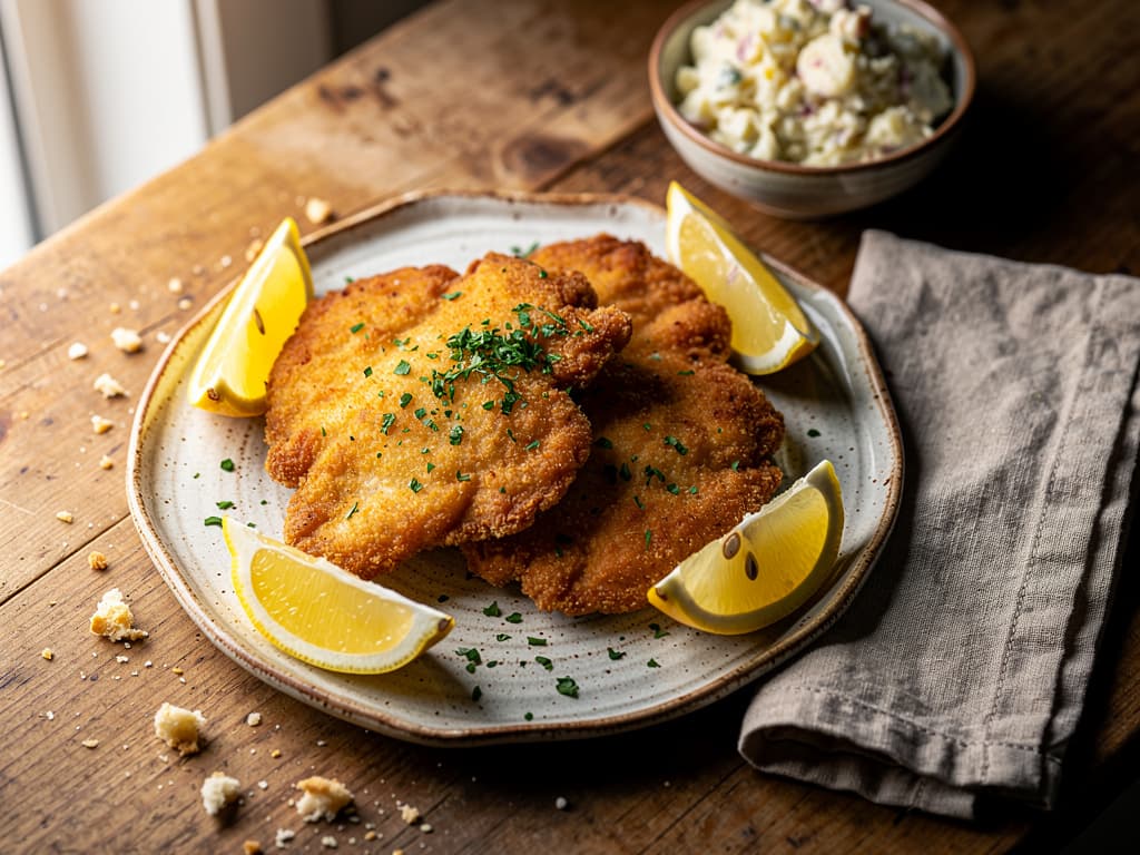 krokante kipschnitzel uit de airfryer