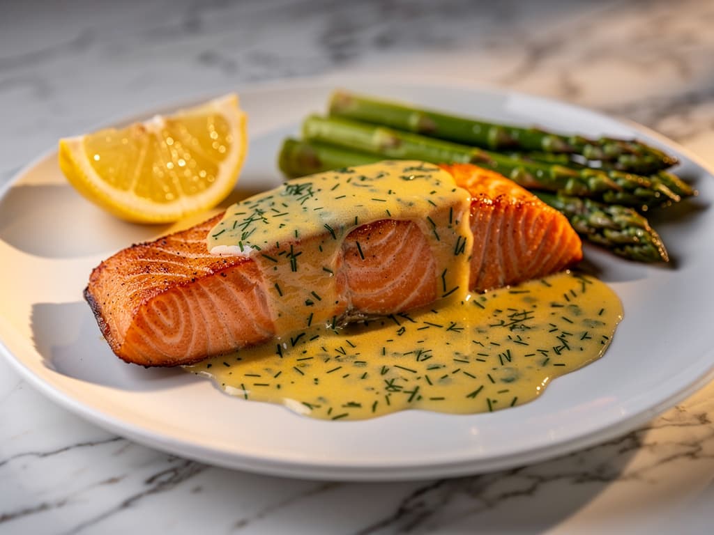 laks med sandefjordsmor zalm botersaus