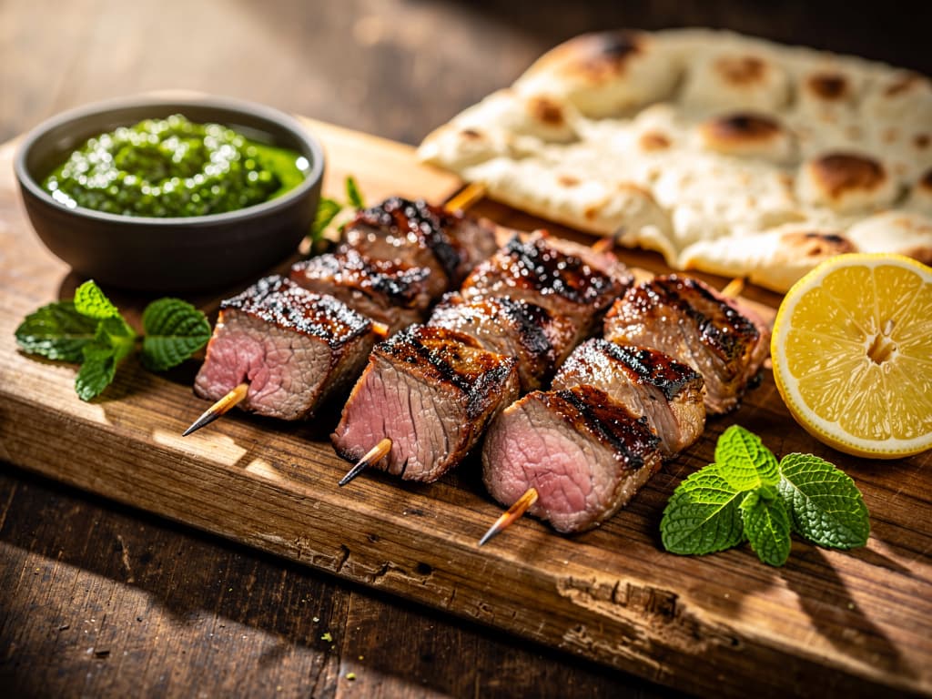 lamspennen met muntpesto