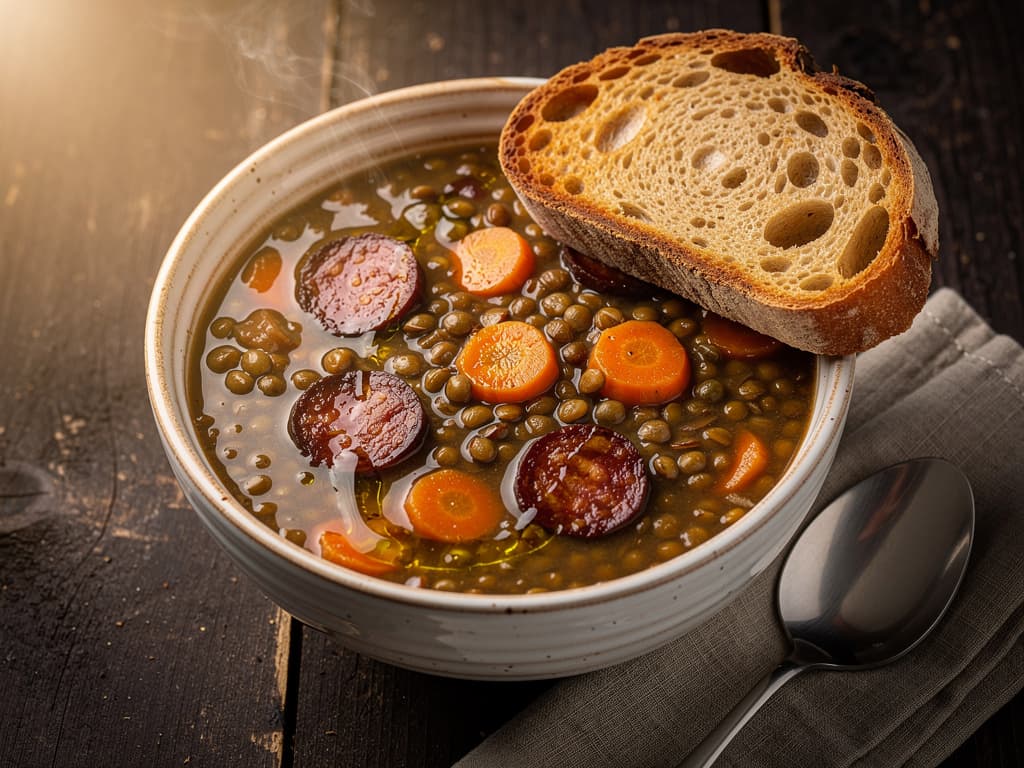 lentejas con chorizo