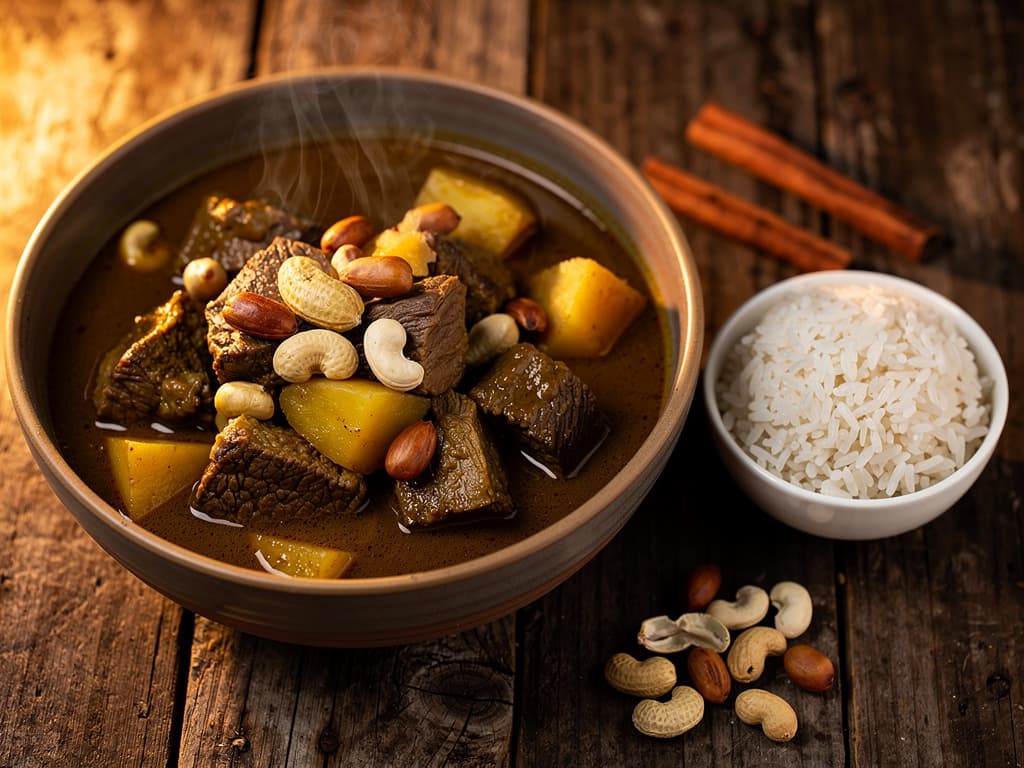 massaman curry rijke milde curry met rundvlees