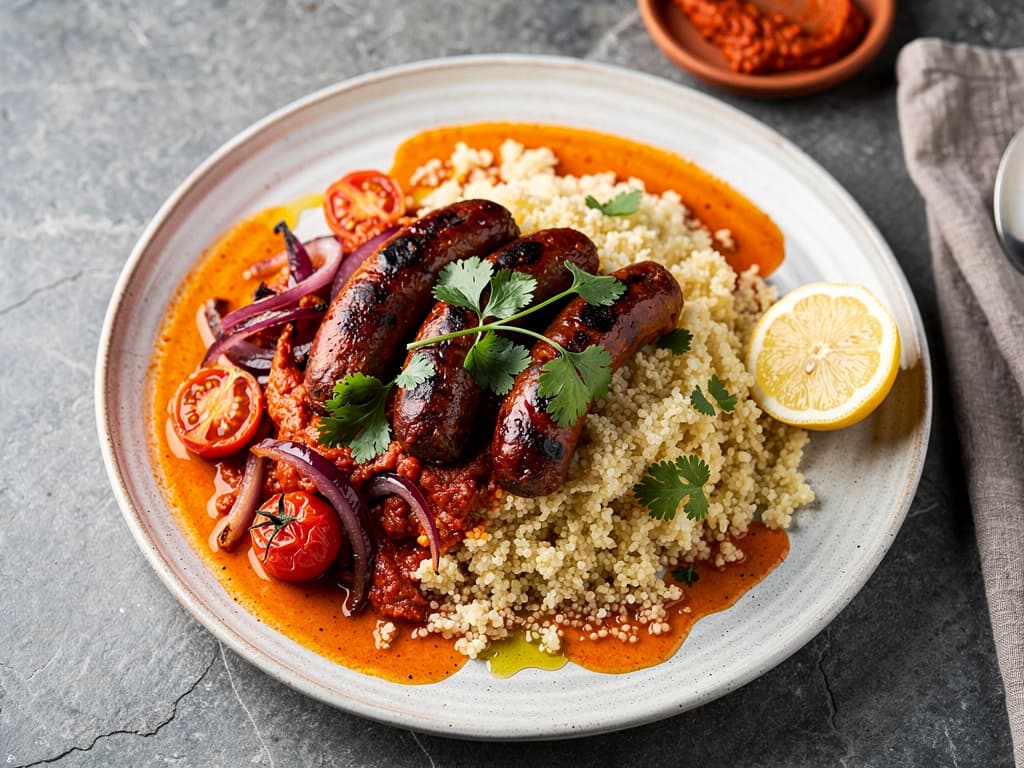 merguez met harissa