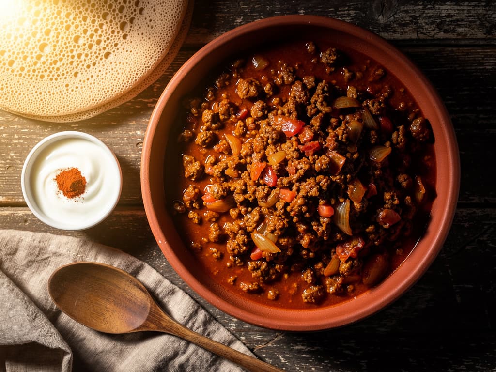 minchet abish ethiopisch gehakt met berbere