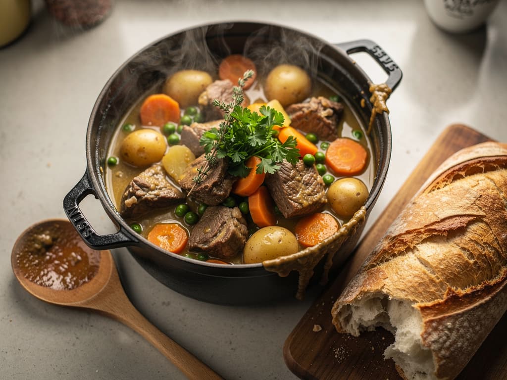 navarin franse lamsstoof met lentegroenten
