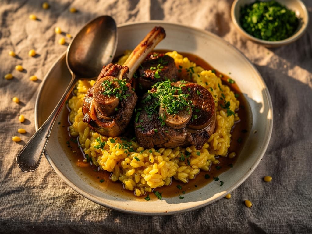 Osso buco met gremolata risotto