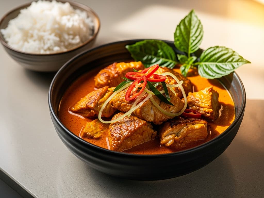 panang curry romige rode curry met kaffir limoen