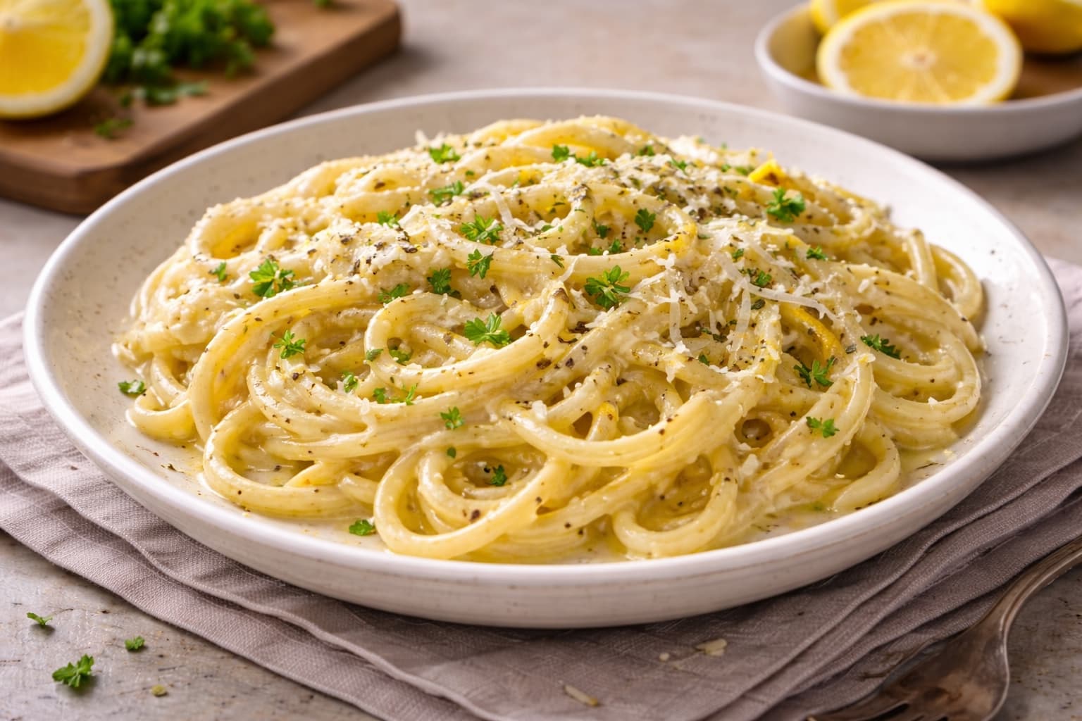 Pasta al Limone