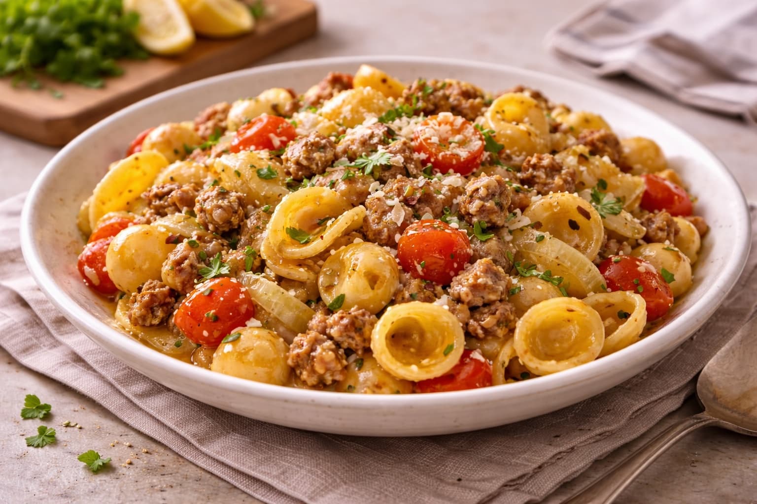 Pasta Met Worst En Venkel