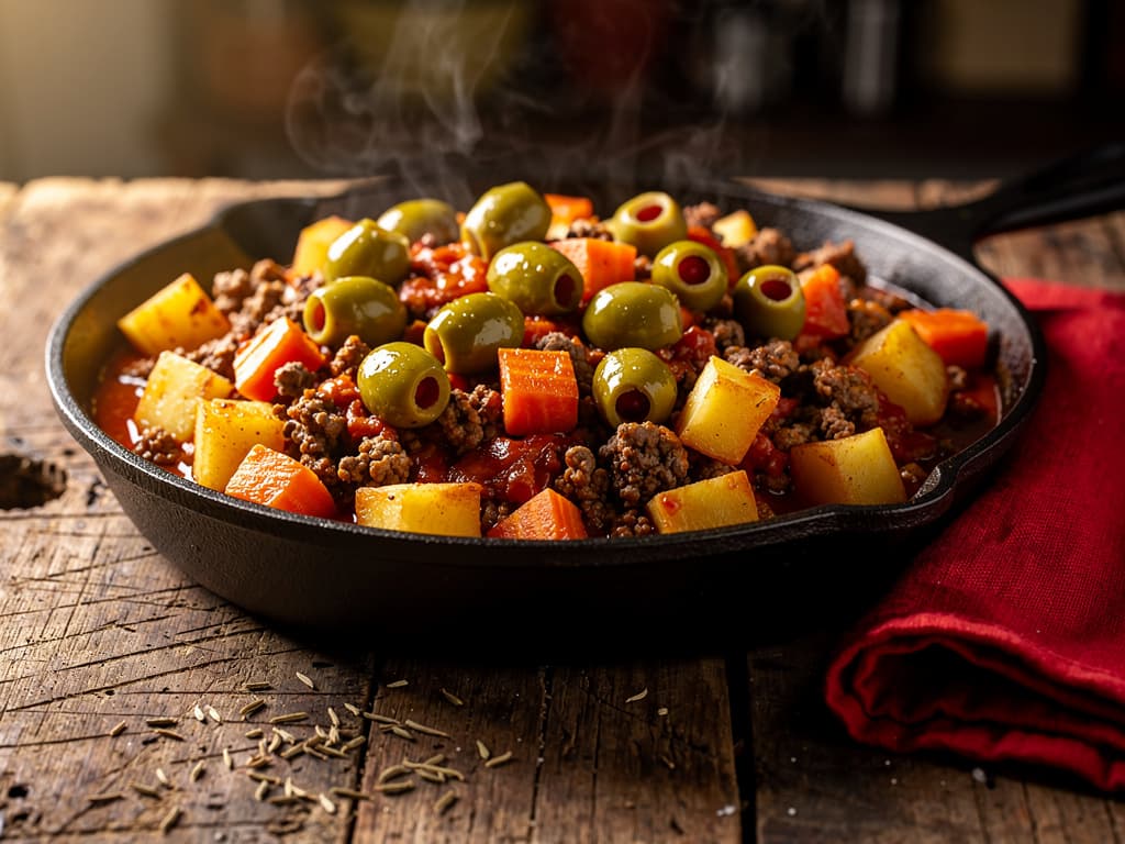 picadillo mexicaans gehakt met aardappel