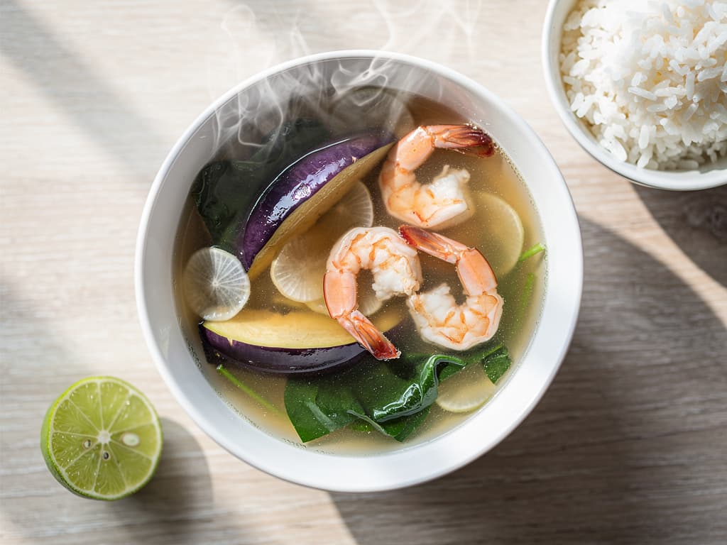 sinigang na hipon filipijnse zure garnalensoep