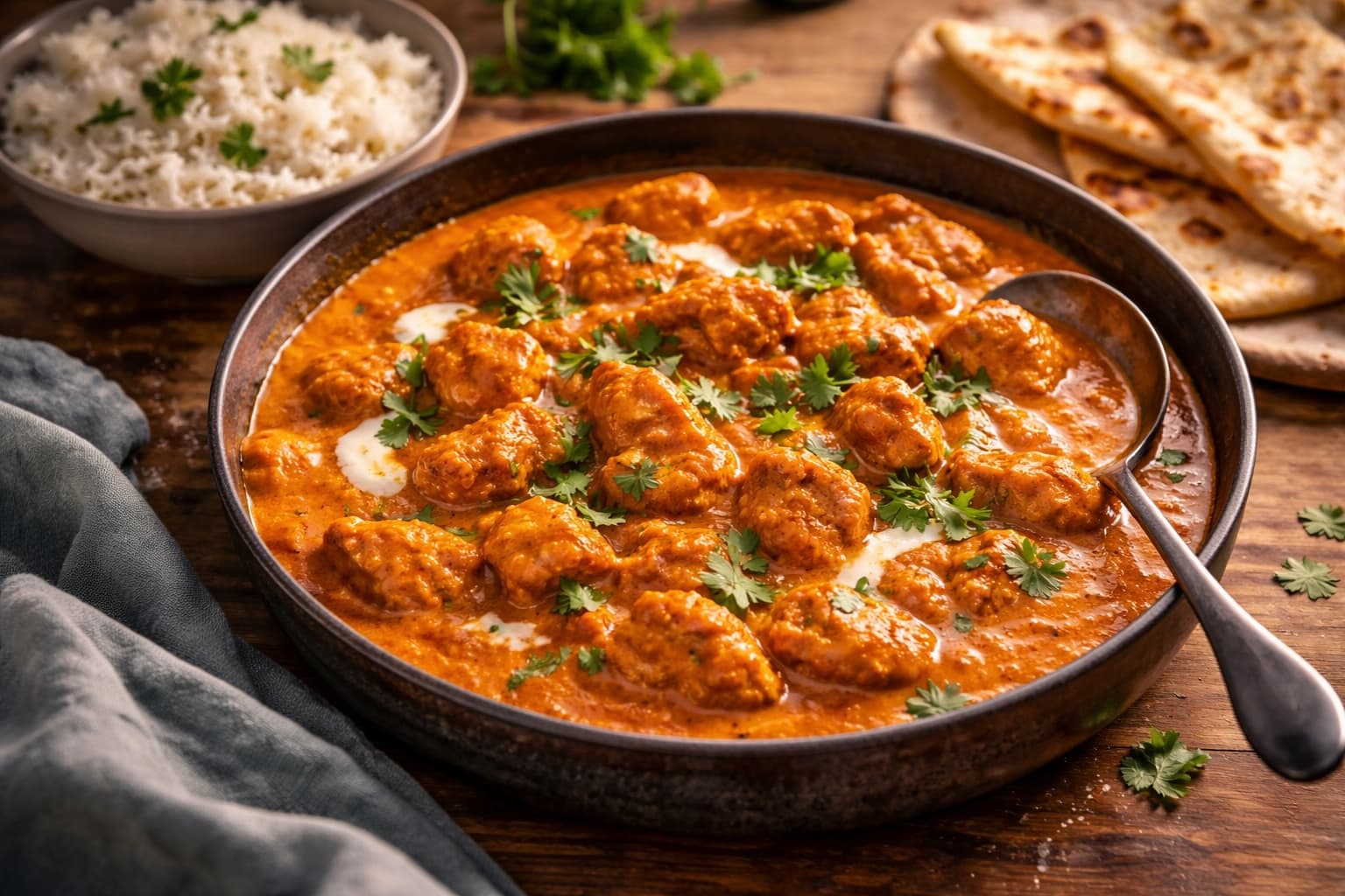Snelle Butter Chicken in 35 Minuten