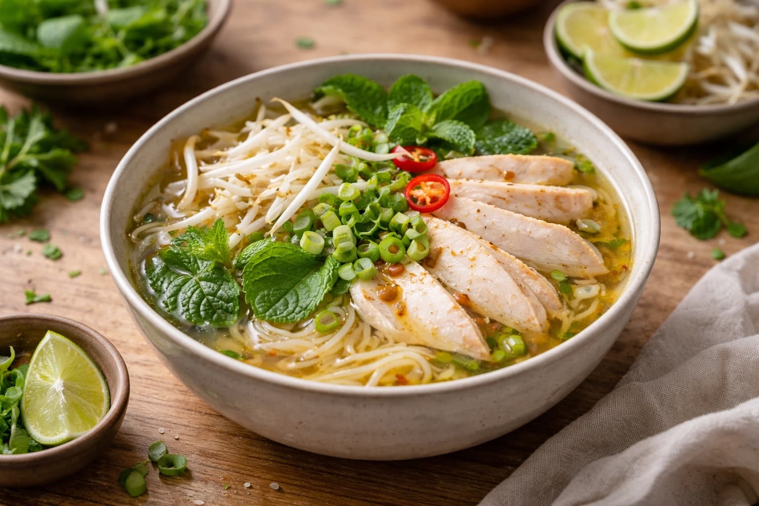 Snelle Vietnamese Noedelsoep