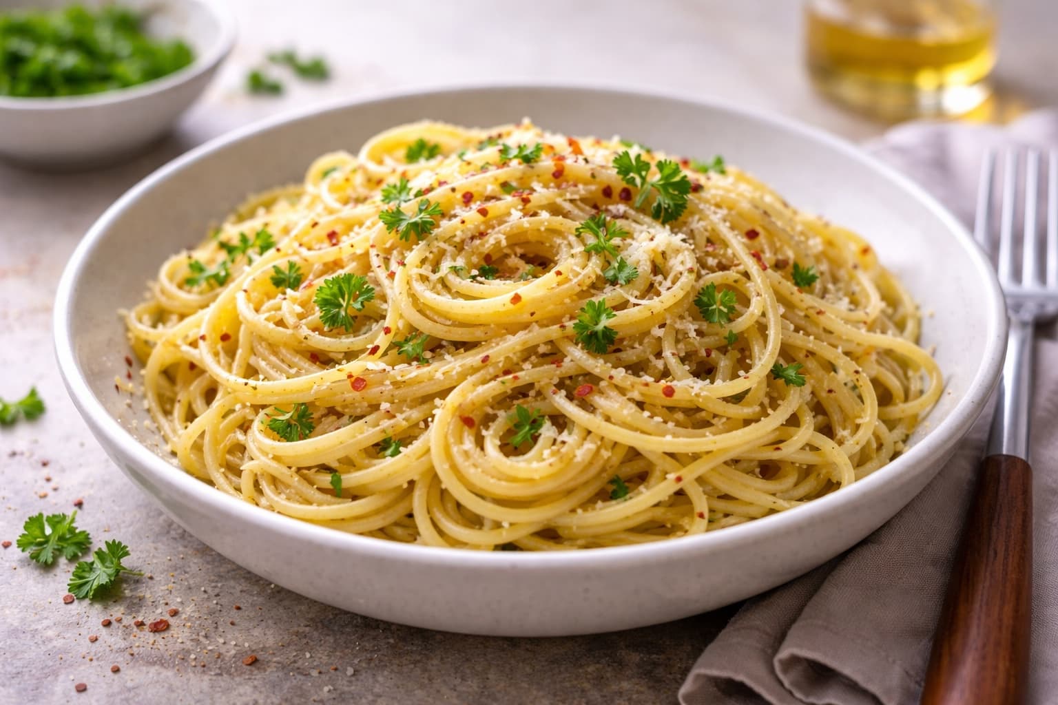 Spaghetti Aglio E Olio