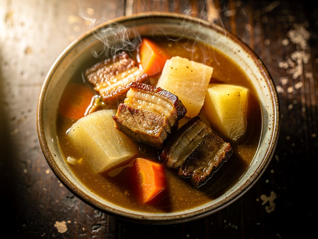 tonjiru varkensvlees miso soep
