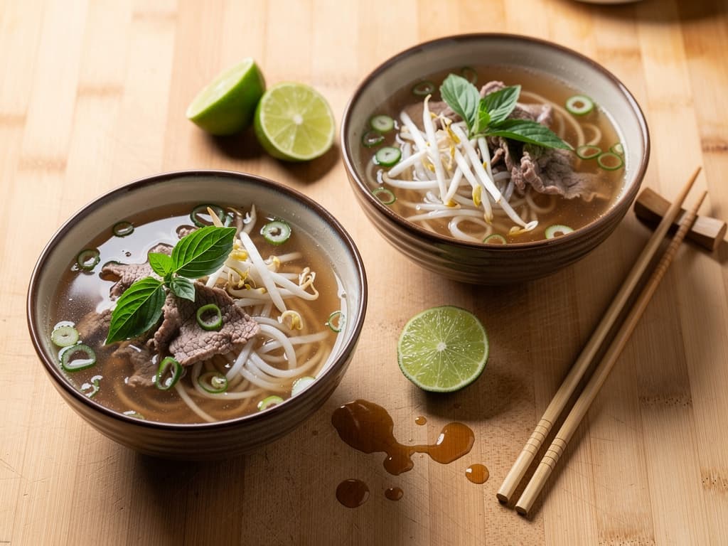 Vietnamese rundvlees pho in 19 minuten