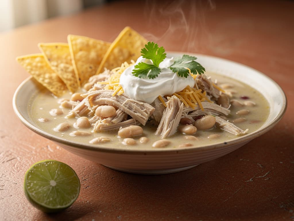 white chicken chili slowcooker
